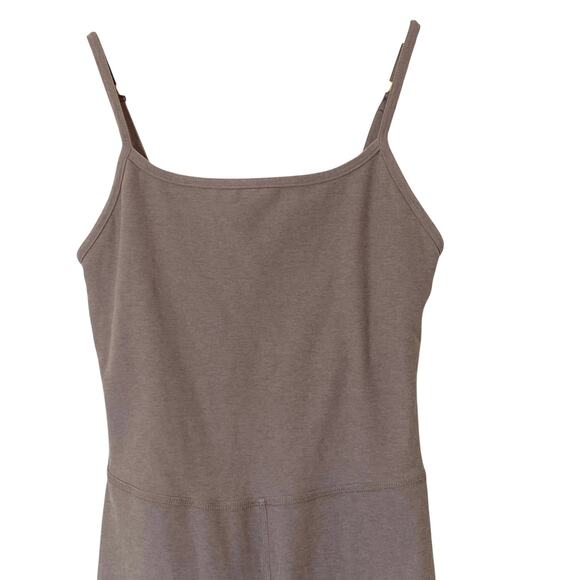 BEYOND YOGA Spacedye Pace Biker Jumpsuit Birch Heather, Size Medium - Picture 7 of 15